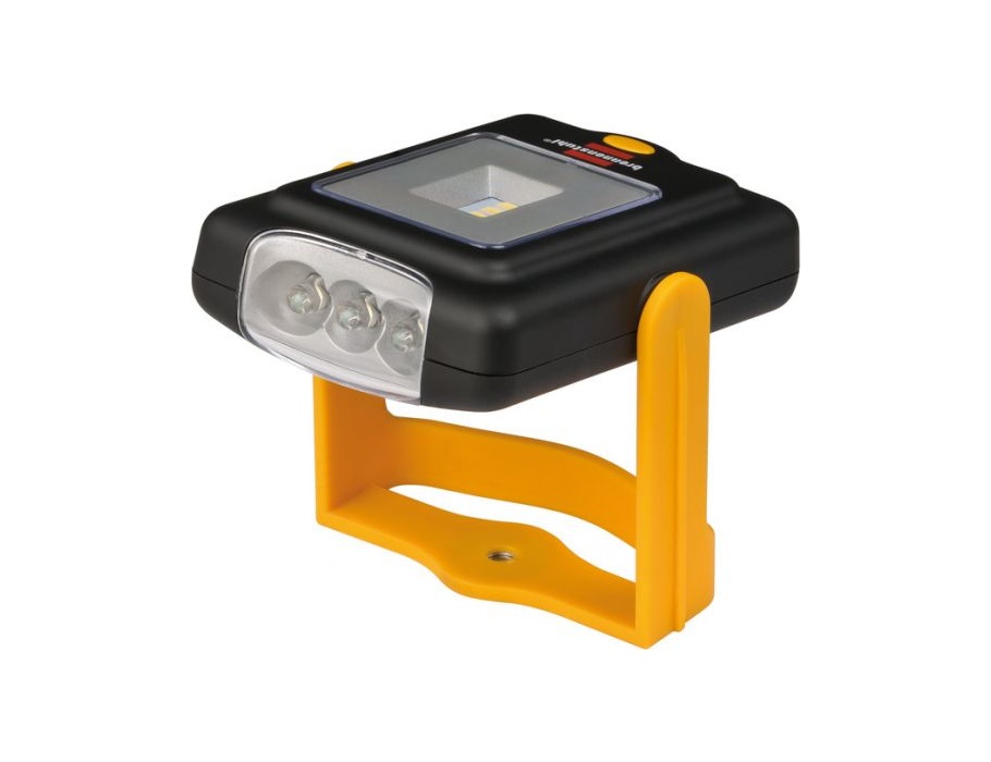 Zak/Werk lamp met 4+3 SMD LED's